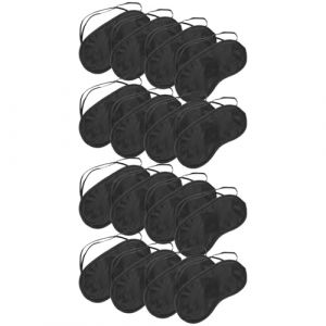Hemobllo Lot De 30 Masques De Nuit Pour Les Yeux Cache-Yeux Occultants Contre La Lumière Masque De Sommeil Bandeau De Sommeil Cache-Yeux Noir (pattobold, neuf)