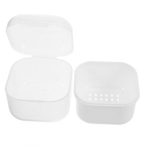 TOVINANNA Bol de Nettoyage Réutilisable Plastique pour Outils de Bac de Trempage Pratique pour Accessoires de Nail Art et Outils à Ongles (Qieiyi, neuf)