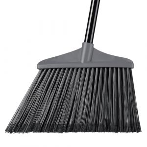 Lifewit Balai Exterieur Terrasse 135cm, Balai Jardin Ext&eacute;rieur Poils Durs, 1 Pcs Grand Balais M&eacute;caniques Interieur avec R&eacute;glable Longue Manche, pour Nettoyage des Sol, Garage, Jardins, Gris Fonc&eacute; (Lifewit Home FR, neuf)