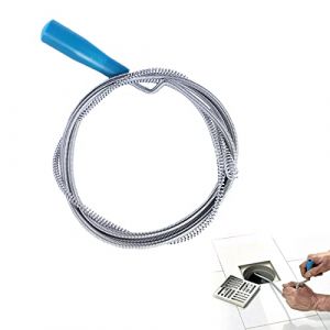 Spirale de Nettoyage de Tuyaux, Spirale de Drainage, avec Pointe de Per&ccedil;age, Utilis&eacute;e pour le Nettoyage de Divers Tuyaux de Drainage, 3M/5M (MAYLE-EU, neuf)