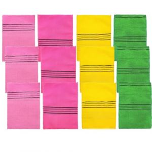 Visxcnu 12pcs Gant Exfoliant Corps - Gant De Crin - Gant Gommage Corps Et Visage - Nettoie Et Purifie En Profondeur (pidcassoc, neuf)