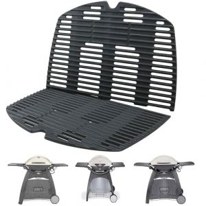 Nordic Bbq Store Lot de 2 grilles de cuisson en fonte pour Weber Q3200 Q3100 Q3000 Q320 Q300 57060001 586002 426001 56010049 (NordicBbqStore, neuf)