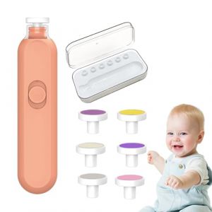 Limette &agrave; ongles &eacute;lectrique automatique, silencieuse automatique avec lumi&egrave;re LED | Ponceuse &agrave; ongles &eacute;lectrique pour avec 6 t&ecirc;tes de pon&ccedil;age, pour maison voyage et int&eacute;rieur (banxur, neuf)