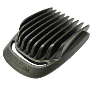 CP0837 Embout de tondeuse, sabot, tondeuse 5 mm pour tondeuse &agrave; cheveux, rasoir, compatible avec la tondeuse &agrave; barbe Philips Series 3000, Multigroom Series 3000 (agdom24h, neuf)