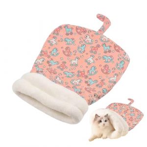 Sac de Couchage pour Chat,Sac de Couchage d'hiver en Peluche Douce et Coupe-Vent pour Chats D'int&eacute;rieur et Petits Chiens Jusqu'&agrave; 10 Kg (AILOVA, neuf)