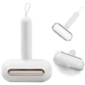 Rouleau Anti-Peluches avec Poign&eacute;e R&eacute;utilisable, Rouleau Adh&eacute;sif Lavable, Rouleau &agrave; Peluches pour Poils d'animaux Enlever Peluche Vetement Anti Peluche pour V&ecirc;tements, Tapis (Platine) (BaiHD Store, neuf)