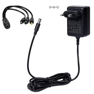 Carbosing 9V 2A 18W Adaptateur Secteur Alimentation Chargeur Compatible avec Casio Piano Keyboard CT-310 CT460 CT510 CT615 CT636 CT640 CT657 CT-770 CTK120 CTK149 CTK-56 CTK-471 CTK-496 CTK-515 CTK-533 (kingjunstar, neuf)