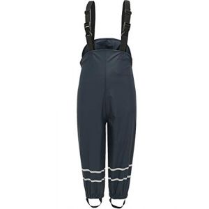 BenBoy Pantalon de Pluie Enfant Imperméable Respirant Salopette Étanche Coupe-Vent Pantalon de Boue pour Garcon Fille YK1221H-Navy Blue-128 (Mikinese, neuf)