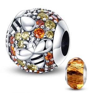 HappyStar Perles Charms Argent Sterling 925 Animal Charm Collection, breloque trèfle à quatre feuilles pour femme, compatible avec les bracelets et colliers européens Pandora (Dongguan liangzhiyang Trading Co., Ltd, neuf)
