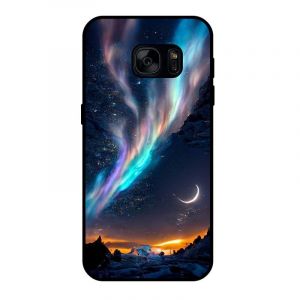 KARTXITAI Coque Compatible avec Samsung Galaxy S7,Housse &Eacute;tui de Protection en Silicone en Gel TPU Souple Case Cover Ultra Douce Emp&ecirc;che Rayures Shock-Absorption - Aurore bor&eacute;ale (KARTXITAI, neuf)