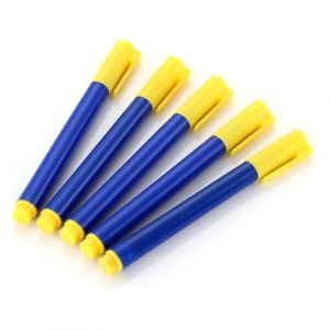 Lot de 5 Stylo D&eacute;tecteur de Faux Billets, Marqueurs de V&eacute;rification de Billets de Banque, Stylo Faux Billet pour Euro Dollar Livre Sterling (Daily Choices, neuf)