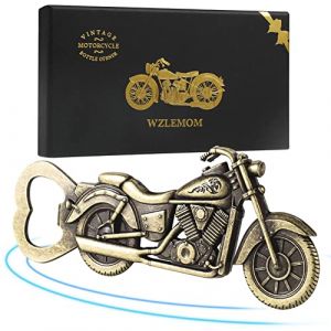 WZLEMOM Décapsuleurs Bière Moto Rétro, Décapsuleur de bière,Ouvre-bouteille Moto Vintage, Cadeaux d'anniversaire de la Saint-Valentin des Pères pour Hommes, Gadgets de Cuisine,cadeau homme moto (MOYUU-EU, neuf)