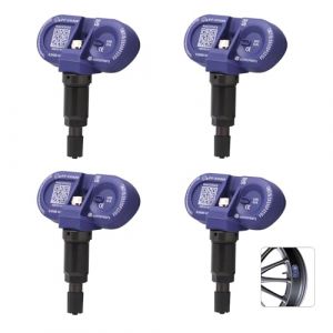 7JI Capteur de Pression des Pneus Bluetooth(BLE) pour Tesla,Capteur TPMS Système Surveillance la Pression des Pneus pour les Modèles Tesla Produits Après Décembre 2020,Capteur Remplacement OEM(4 pc) (Permanently online, neuf)