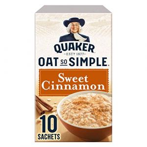 Quaker Oat So Simple Sweet Cinnamon Porridge 10 x 33g (G_K CREATION, neuf)