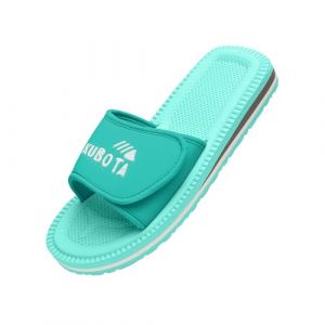 Kubota Claquettes &agrave; scratch Femme &ndash; Sandales &eacute;t&eacute; &ndash; Claquettes avec fermeture auto-agrippante &ndash; Chaussures pour piscine et plage &ndash; Chaussons &ndash; Marine &ndash; 37 (Kubota Store, neuf)
