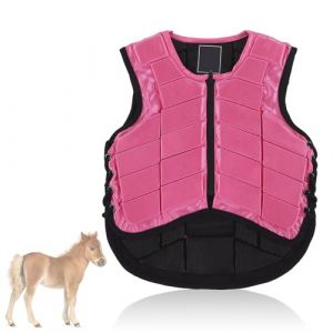 WGFOIP Gilet D'équitation pour Enfants, Gilet de Protection du Corps, Gilet D'équitation, équipement de Protection D'équitation de sécurité rembourré en Mousse, Protecteur du (CM) (Fxcgist, neuf)