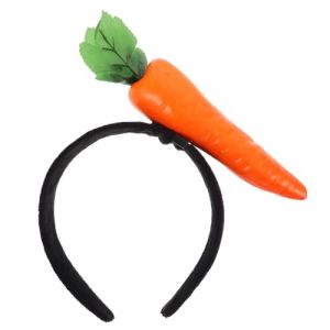 PENIKOKO Joli Bandeau Pour Cheveux Accessoire De P&acirc;ques Carotte Accessoire De Cosplay L&eacute;gume Costume De Lapin Bandeau De Costume Pour Femme Cosplay (xinshengzhan, neuf)