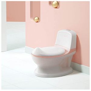 Ksunun Pot Bebe Toilette Musical, Petit Pot BéBé WC,Toilette Enfant,Pot D’Apprentissage De La Propreté,Confortable,Anti DéRapant, Anti Eclaboussure,WC Enfant avec Pot Amovible,Vidange Facile (DeGuMen, neuf)