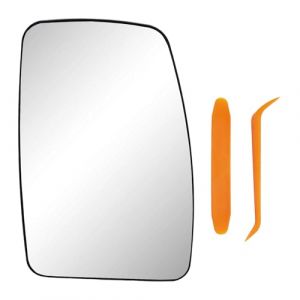 Bywindup R&eacute;troviseur ext&eacute;rieur en verre R&eacute;troviseur lat&eacute;ral convexe chauffant C&ocirc;t&eacute; droit Compatible avec Renault Master 3 DCi Nissan NV400 Opel Movano B CDTi Remplacement pour 963655132R (BYBYWINDUP, neuf)