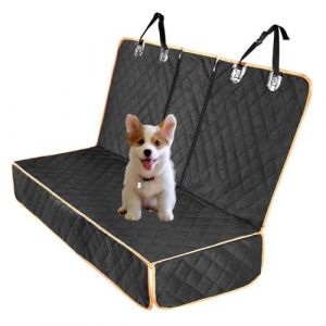 Housses de Siège d'auto pour Chien, pour Fiat 500/500C/500E/Abarth 500 2007-2022 Housse Protection Banquette Arriere Voiture Chien Housse Protection,A (mewmewWwww, neuf)