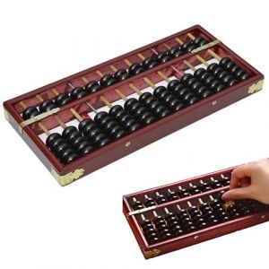 Abacus Mathematical, Abacus Calculatrice Chinoise, Vieux Abaque Chinois, Perle Arithmétique Abacus Comptage, Abacus Chinois pour Enfants Mathématiques Outil de Calcul (DNklo, neuf)