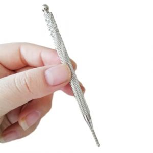 2 Pcs Stylo D'acupression, Barre D'acupression en Acier Inoxydable Aiguilles D'acupuncture B&acirc;ton de Massage, Double Sonde Stylo pour M&eacute;ridiens Manuel pour l'acupuncture et l'acupression (Brussig Thomas, neuf)