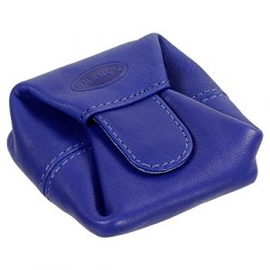 Branco Mini-bourse Porte-monnaie en cuir 6,5 cm (ledershop24*, neuf)