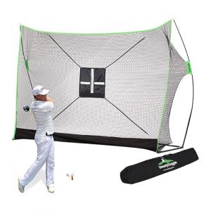 SteadyDoggie Filet de Golf – Comprend Un Filet d'entraînement de Golf Professionnel en Attente de Brevet, Une Cible à Puce et Un Sac de Transport (Filet Filet) (SteadyDoggie Europe, neuf)