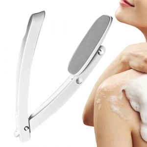 Applicateur de lotion à long manche pour le dos 35 cm, applicateur de crème pour le dos, pliable, facile à laver, brosse douce pour le corps, brosse à récurer le dos, aide à la salle de bain pour (LiQidianpu, neuf)