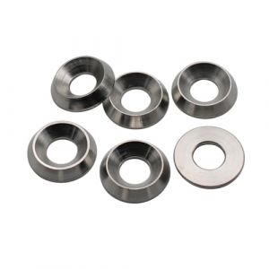 Rondelle Fraisée M4 : 40 Pièces Inox | Rondelle Cuvette Pleine pour Vis Tete Fraisee Ecrou | Rondelles Metal Fraisee Cuvette Décolletée Acier A2 - NFE 27619 | Rondelles PROTORX (Kleoxs, neuf)