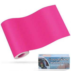 OAZ Patchs autocollants en nylon, 10x160cm Patch de réparation imperméable autocollant, patch en nylon autocollant Rose, pour tentes, doudoune, sac de couchage, sac à main (OAZ, neuf)