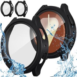 Diruite 2 Pi&egrave;ces Coque pour Samsung Galaxy Watch 7 40 mm Protection &Eacute;cran,Protecteur &eacute;cran Verre Tremp&eacute; &eacute;tanche R&eacute;sistant Aux Rayures pour Samsung Galaxy Watch 7 40 mm Protection (Diruite, neuf)