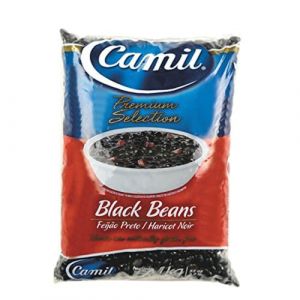 Camil Haricots noirs brésiliens, qualité 1a, sac de 1kg - Feijão Preto CAMIL 1kg (Ponto Brasil & Latino, neuf)