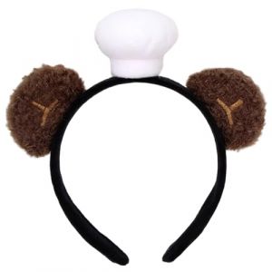 serre-t&ecirc;te Oreilles D'ours Avec Chapeau De Chef serre-t&ecirc;te Oreilles D'ours Douc Ours Cuisinier D'ours Pour Adulte (Chfaan, neuf)