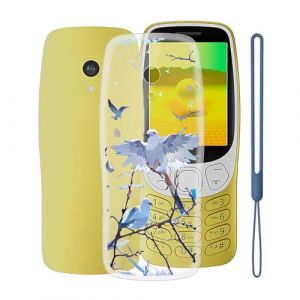 WXPPJ Coque pour Nokia 3210 2024, Transparent Anti-Rayures Flexible Silicone TPU Cover, Mince Souple Antichoc &Eacute;tui de Protection Housse pour Nokia 3210 2024 (2.40") - XT145 (XiaoPin, neuf)