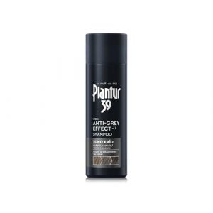 Plantur 39 Shampooing anti-gris 200 ml – Pour les tons frais et les cheveux bruns à foncés – Masque progressivement les cheveux gris sans colorer – Shampooing à la caféine pour femme pour cheveux (DocMorris Spain, neuf)