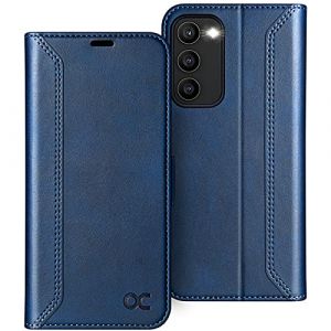 OCASE Coque Samsung Galaxy S23 Plus, Etui Portefeuille Samsung S23+ 5G [RFID Blocage][Fentes pour Cartes] Antichoc TPU Housse Cuir PU pour Galaxy S23 Plus 6,6 Pouces (S&eacute;rie R&eacute;tro, Bleu) (OCASE-EU, neuf)