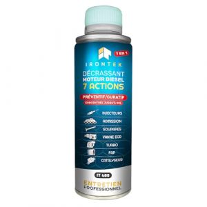 Décrassant moteur diesel 7en1 375ml | Nettoyant injecteur, additif moteur diesel, traitement régénération FAP, décrassage turbo, vanne EGR, anti-encrassement, entretien préventif et curatif (SNQR-MOTORS, neuf)