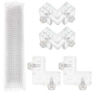 OLYCRAFT Filet de Protection pour Couvercle D'Aquarium de 1 m X 0.93 m avec Fixation à Vis Filet en Plastique pour Écran D'Aquarium de Poissons Couvercle Supérieur D'Écran en Maille pour Aquarium (OLYCRAFT EU, neuf)