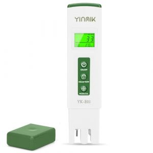 YINMIK Testeur d'eau Numérique TDS Mètre,Mètre TDS pour l'eau,3 en 1 TDS/Temp/EC Meter, PPM Meter pour l'eau Filtre, Le système RO, l'eau de la Ville et l'eau filtrée,hydroponique (Yinmik, neuf)