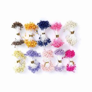 Tbest La Poussière de Fleurs Artificielles Est Restée Premium Accessoire Décoratif Fait à La Main 900 PCS pour Bricolage des Fleurs Artistiques Accessoires pour L'engin (Linfoten, neuf)