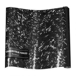 Sensylectra Film de Carbone Forgé,150x30cm Covering Voiture Forgé,Autocollant pour Voiture,Film Covering Carbone en Vinyle (Noir Forgé) (Sensylectra Store, neuf)