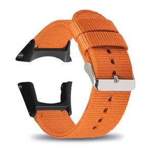 KMKJSH Bracelet en Nylon Compatible avec Suunto Ambit 3/3 Run/2/2R/2S/1/Sport Sangle, avec R&eacute;glable Acier Inoxydable Fermoir Femme Homme Sport Bande de Rechange pour Suunto Ambit 3 Bracelet (1) (Kemikeji, neuf)