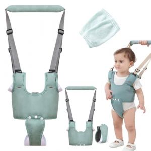 Harnais Bebe Marche,R&eacute;glable Bretelles Aide &agrave; la Marche,Aide &agrave; la Marche pour B&eacute;b&eacute;,B&eacute;b&eacute; Marche Protection Ceinture,Maille Aide &agrave; la Marche,avec Coussinets de Genou,Respirante,pour B&eacute;b&eacute; 8-36 Mois (Vinne Lean, neuf)