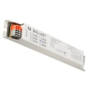 Ballast &Eacute;lectronique T8 Ballast &Eacute;lectronique, 2x36w Tension Largeur Fluorescent Instant Start De D&eacute;marrage De La Lampe D'&eacute;conomie D'&eacute;nergie Parfaite Pour Une Utilisation Par Des Professionnels Ou Une (CHjie, neuf)