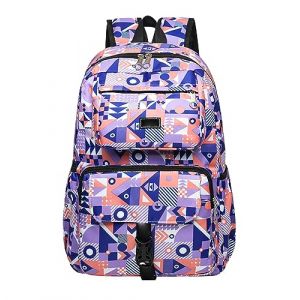 Sac a Dos College Ados Fille D École Sac D'École Sac à Dos Ecole Cartable Fille Primaire Lycee College Sac à Dos Scolaire Ado Fille Collège Lycée Garçon Étudiant Sac Collégiens Adolescente Violet (Pengniao, neuf)