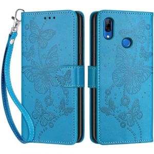 Coque pour Honor 9X / 9X Pro, Coque Huawei P Smart Z, Etui Protection Housse Premium Cuir de Portefeuille en Cuir Fermeture Magn&eacute;tique Flip Case pour Huawei Y9 Prime 2019 Coque (Bleu) (DIKAS, neuf)