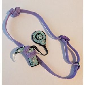 Bandeau antiderapant pour implant et prothese auditive taille ajustable (Violet, Taille ajustable) (SOFIZZE, neuf)