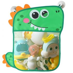 Dewocke Filet de Rangement Salle de Bain Jouet de Stockage, Sac à Jouet du Bain Avec Crochets Robustes Auto-Adhésifs, Filet pour Jouet de Bain Rangement Jouets Bain (Dewoxi, neuf)