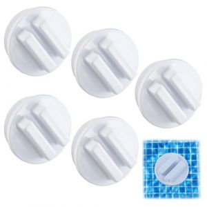 QWORK&reg; 5 Pi&egrave;ces Bouchons de Tuyau Piscine, 1.5 Pouces Bouchon Skimmer Piscine avec Joint Torique d'&eacute;tanch&eacute;it&eacute;, pour Piscine Hiver (shavinglikes, neuf)